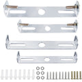 DVECUE 4Pieces Light Fixture Mounting Bracket for Ceiling Pendant Light Crossbar Kit Sconce Mounting Plate with Screws