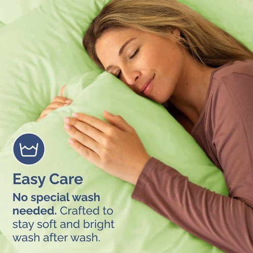King Pillow Cases by [Brand Name] - Ultra Soft Hotel Quality Covers | Comfy & Wrinkle-Free - Light Sage Green - Set of 2