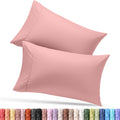 Utopia Bedding Pillow Cases - Soft Brushed Microfiber 2-Pack | Oeko-TEX Certified, 20x26 Inches (Pink)