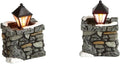 Department 56 Limestone Lamps - 1.89 Inch Gray Accessories for Villages