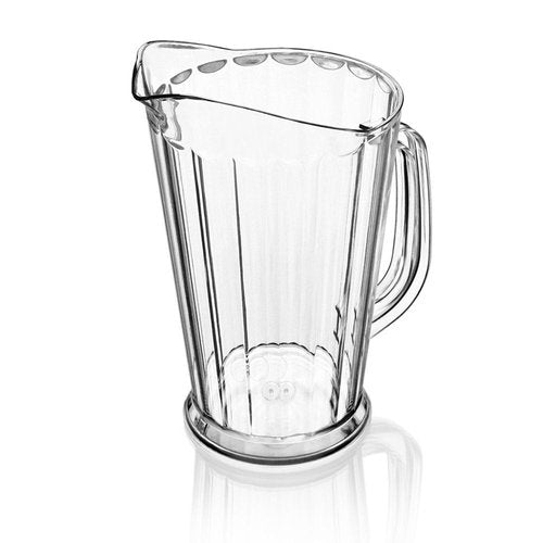 New Star Foodservice Resturant-Grade Polycarbonate Plastic Water Pitcher (Tapered Style (Clear), 60 oz (Set of 12))