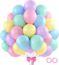 Pastel Balloons - 110pcs 12 Inch Rainbow Balloons for Birthday, Wedding & Baby Shower Decor