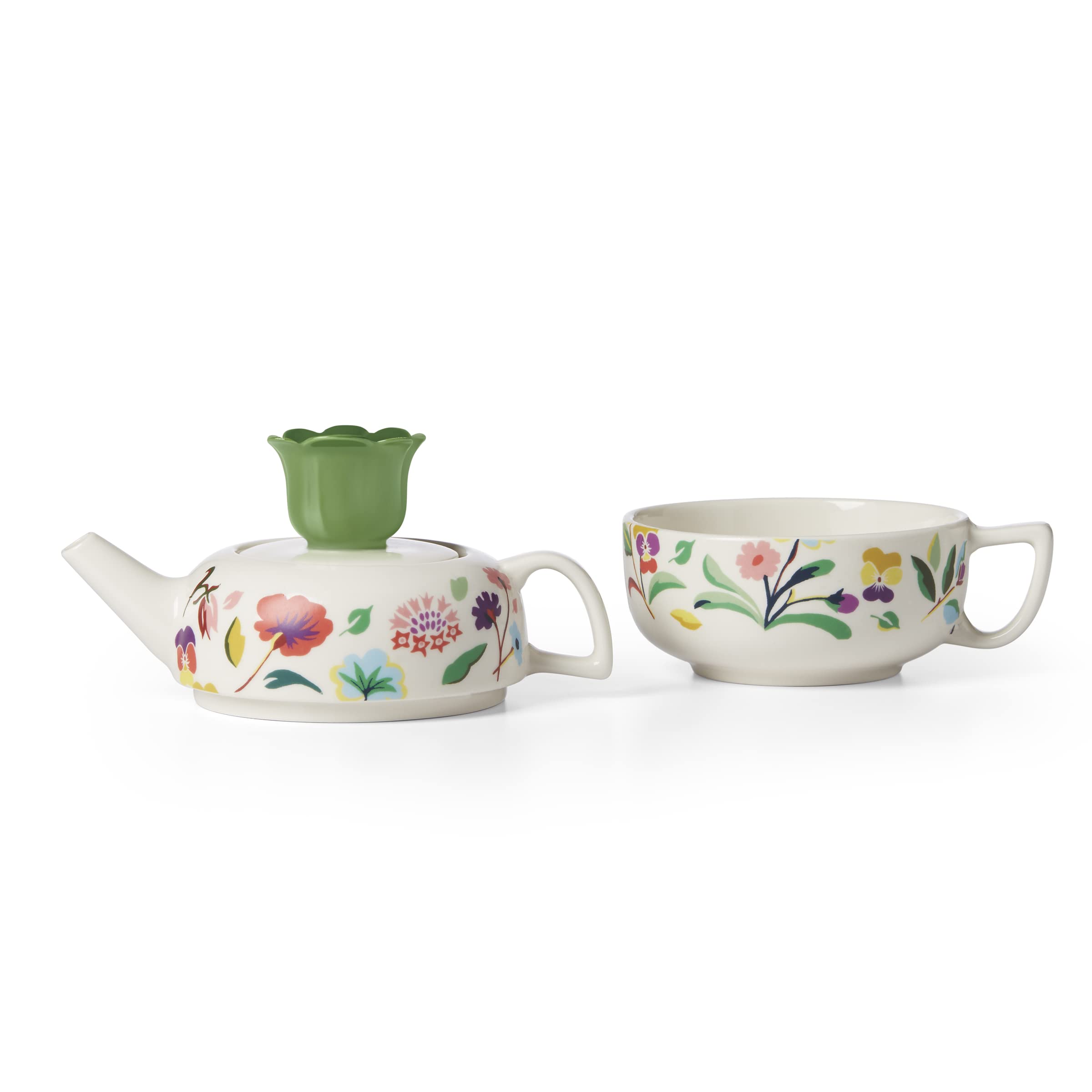 Kate Spade New York Garden Floral Tea, one size, White