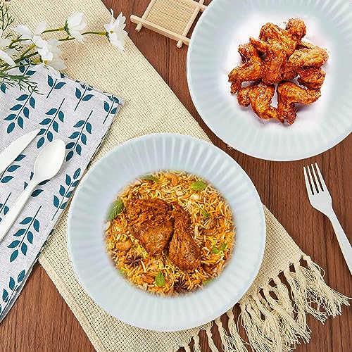 Perfect Stix 9" Paper Plates- Case of 1,200ct, White