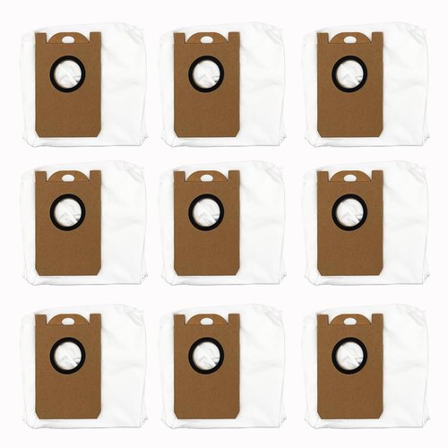 9 Pack Dust Bag for iHome AutoVac Nova, Proscenic M7 Pro M8 Pro, Uoni V980MAX, HONITURE Q6, Kyvol Cybovac S31 Self-Empty Robot Vacuum
