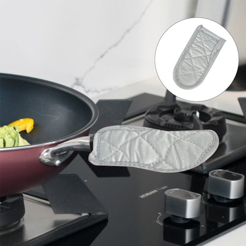 Cast Iron Handle Cover 4-Pack, Heat Resistant Non-Slip Iron Skillet Handle Sleeves, Suitable for Pan Grip for Kitchen, Baking and BBQ Cookware (Classic Styles)