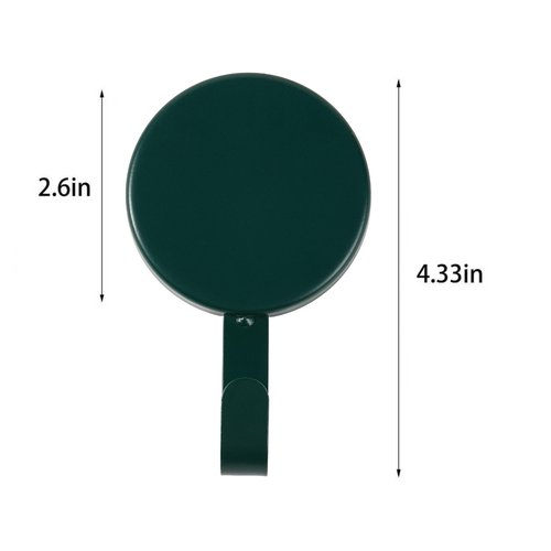 Aeranto Magnetic Wreath Hanger Heavy Duty Magnet Hooks Hanging Supplies for Metal Door Refrigerator Christmas Wreaths Party Decoration Super Strong Magnetism (Green, 2 Pack)