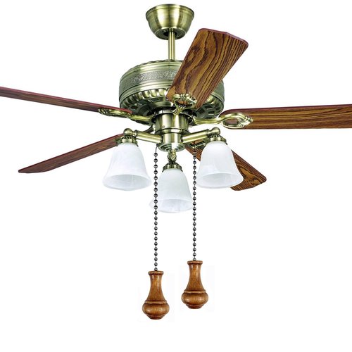 Dotlite 2Pack Retro Wooden Ceiling Fan Pull Chain Extender, 12in Decorative Fan String Pulls Extension,3mm Diameter Beaded Chain Pulls Ornaments with Connector