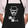 ZOORON Funny Cooking Chef Apron with Pockets BBQ Kitchen Work Aprons Birthday Father’s Day Grilling Gifts for Papa, Husband