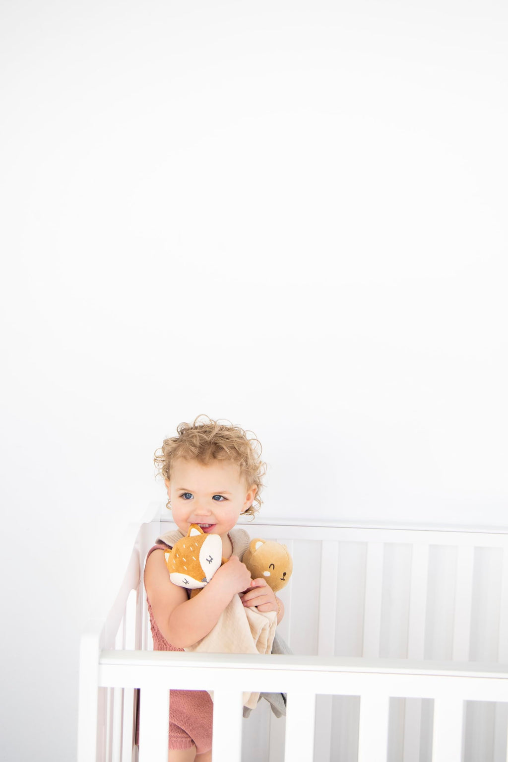 Pearhead Fox Baby Lovey – Organic Cotton Muslin Security Blanket, Woodland Plush Snuggle Toy Helps Self-Soothing, Breathable & Soft, Gender-Neutral Newborn Gift for Boys and Girls, 0+ Months