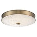 Minka Lavery 23963 11.75 in. 1-Light Aged Brass LED Flush Mount