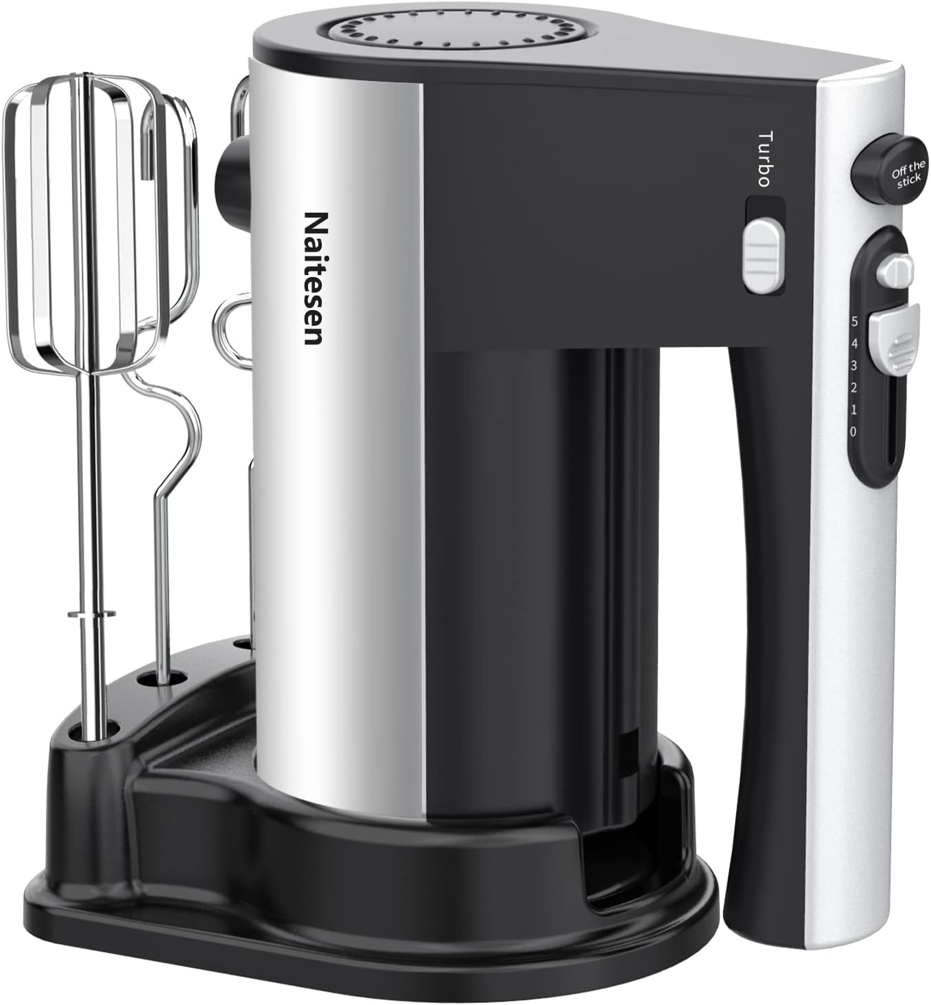 Skiennix 600W Electric Hand Mixer - 10-Speed Powerful Kitchen Mixer with Turbo for Baking & Whipping Cookies