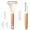 Potato Peelers Stainless Steel Swivel Peelers Y-Shaped and I-Shaped Peeler Set of 2,Vegetable Carrot Fruit Peelers for Kitchen