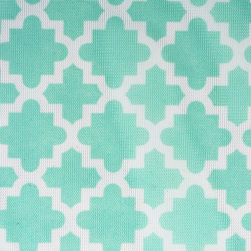 DII Laundry Storage Collection Mesh Zippered, Large/Medium/Small Set, Aqua Lattice, 6 Piece