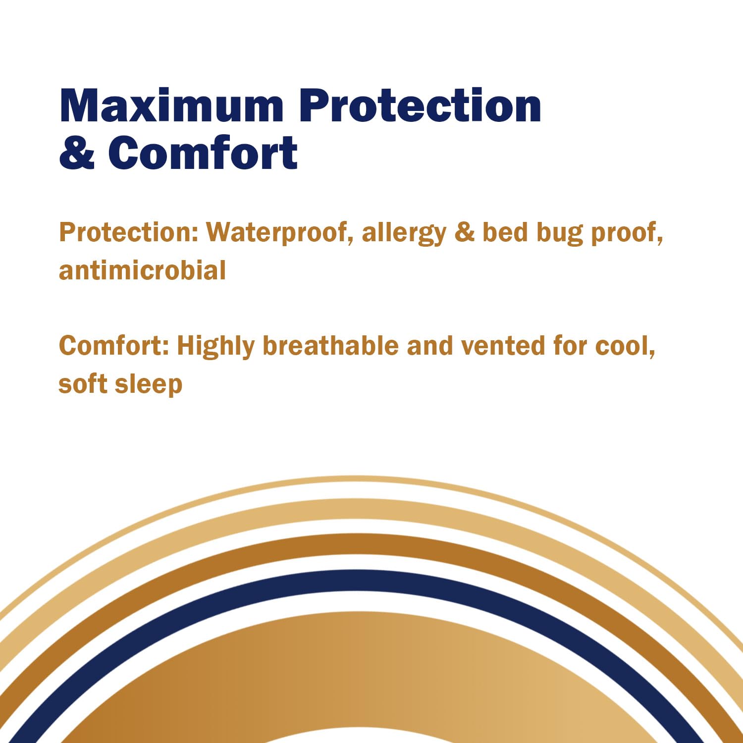CleanRest PRO Max Waterproof Pillow Protector, Standard Size - Zippered (1-Pack), Dust Mite Allergen & Bed Bug Proof, Anti-Microbial Treated, Highly Breathable & Vented for Cool Soft Sleep
