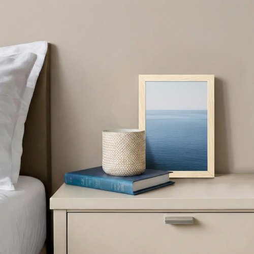 LaVie Home 5x7 Picture Frame - Classic Oak Frame with HD Plexiglas for Vertical/Horizontal Display