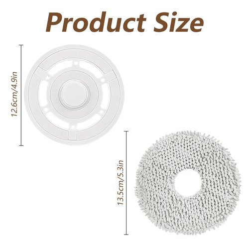 Mop Pad Holder for Ecovacs Deebot T20 Omni, T20 PRO Vacuum Cleaner, for Deebot T20 Mop Pad Plate Accessories and Mop Pad Replacement Part, Not for T30