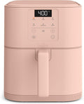 Bella 6 Qt Slim Air Fryer - EverGood™ Ceramic Nonstick Coating, 6 Cooking Presets, Adjustable Temp, Blossom Color