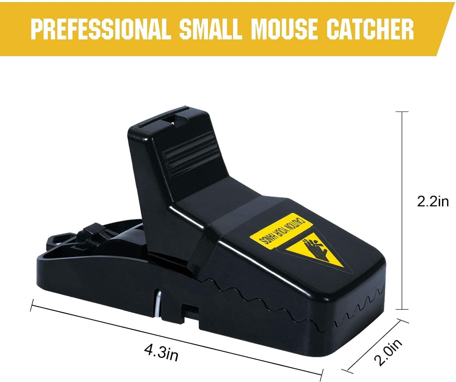 Skiennix 20 Pack Indoor Mouse Traps - Reusable & Effective Mice Catchers for Home Use