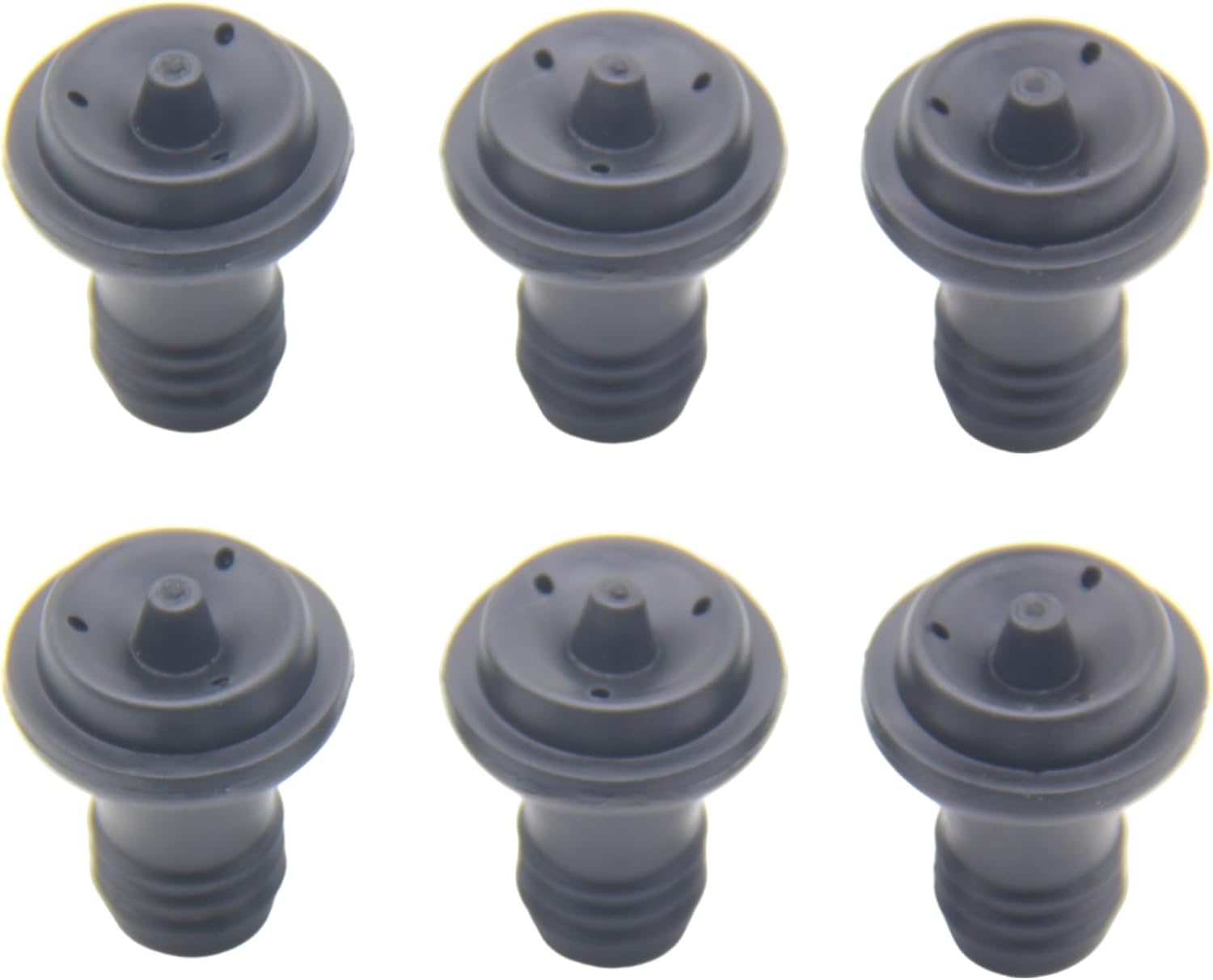 Wine Saver Vacuum Stoppers Pack of 6 Rubber Wine Stoppers, for Wine Saver Vacuum Pump Preserver, Bottle Rubber Corks to Preserve Wine Flavor Best Wine Air Vacuum Stoppers To Keep Wine Fresh