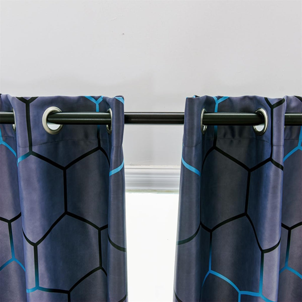 NTBED Game Console Blackout Curtains - Darkening Drapes for Kids' Bedroom | 2 Panels, 42"x63", Blue
