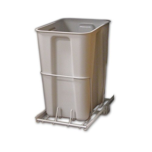 ClosetMaid Pull Out Trash Bin, 24-Quart, White
