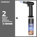 Sondiko Kitchen Torch - Premium Butane Torch Kit with Fuel Refill | Versatile Culinary Tool