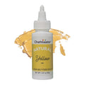 Chefmaster Plant-Based Natural Liqua-Gel Food Coloring - No Artificial Dyes, Yellow, 1.87 oz | Perfect for Icing & Fondant