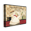 Stupell Industries The Gathering Place Phrase Vintage Kitchen Chef Charm, Design by Dan DiPaolo Canvas Wall Art, 30 x 40, Tan