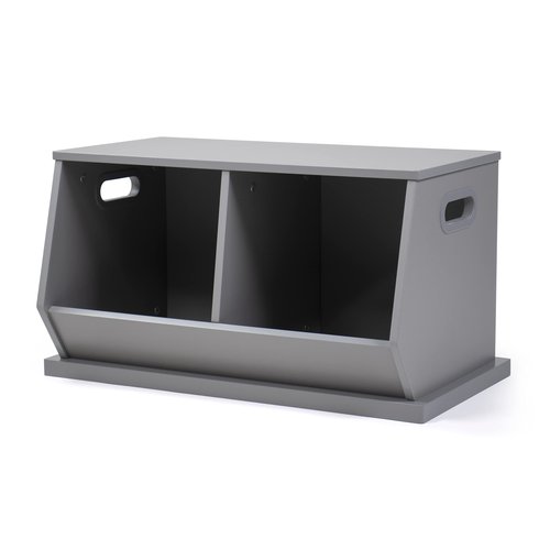 Humble Crew Wood Toy Storage Cubby and Kids Bookcase