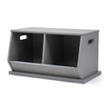 Humble Crew Wood Toy Storage Cubby and Kids Bookcase