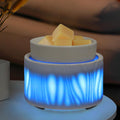 Skiennix Ceramic Wax Melt Warmer - 3-in-1 Electric Fragrance Candle Burner with 7-Color LED Light | Perfect Gift for Home or Office