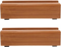 Uonlytech Full-Length Mirror Stand Holder - 2-Piece Wooden Frame for Stylish Home Decor