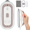 Skiennix Mini Travel Iron - Adaptive Global Voltage 100-230V | Ultra-Lightweight Non-Stick Soleplate for Sewing & Quilting
