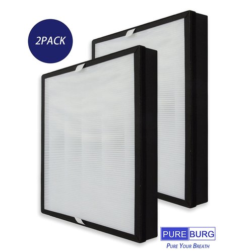 PUREBURG Replacement Filters Compatible with Air Choice AP-528 Air Purifier,2-Pack H13 True HEPA Pre-Filter, Air Clean Dust Pet-hair