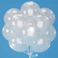 PartyWoo Clear Balloons - 20pcs 18 Inch Transparent Latex Helium Balloons for Celebrations