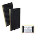 Large Window Air Conditioner Foam Insulation Panels,Extra Wide AC Side Extend Panel Kit,2 Pack,17in High x 12 in Wide x 7/8in Thick
