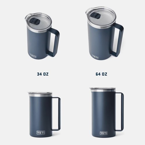 YETI Rambler 34 oz Pitcher, Vacuum Insulated, Stainless Steel with MagSlider Lid, Wild Vine Red