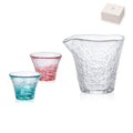 Handcrafted Japanese Sake Set – Elegant Gift for Any Occasion (First Snow Sake Carafe with 2 Cups Set (Cherry Blossom & Camellia）, Carafe (8.4 oz - 250ml), Cup (1.7 oz - 50ml))