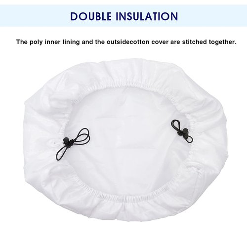 KylinLucky Indoor Air Conditioner Cover AC Cover for Inside Window Unit 21 x 15 x 3.5 inches(L x H x D),White