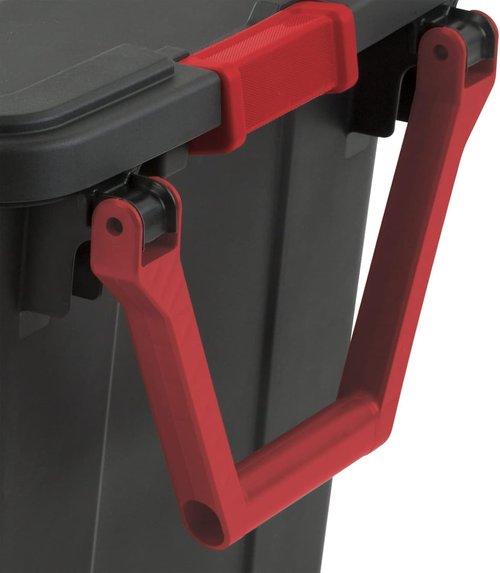 Heavy-Duty Plastic Storage Bins by [Brand Name] - 40 Gallon Capacity, Stackable with Durable Lids & Secure Latching Buckles | 2 Pack