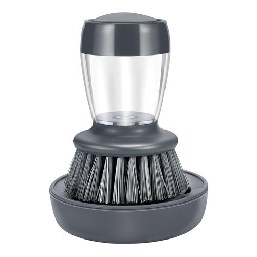 Soap Palm Brush Storage Set, 1 Piece Kitchen Brush with Bracket for Cleaning Pots, Pans and Sinks Scrub Brush Kitchen Scrub Brush