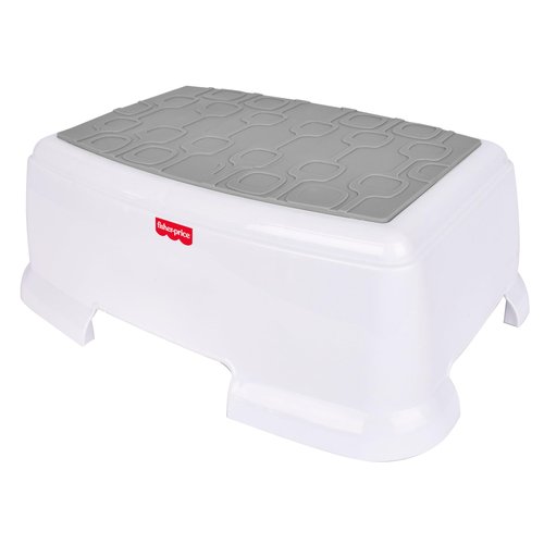 Fisher-Price™ Toddler Step Stool – Non-Slip Textured Top, Wide Stable Base, Lightweight Potty Training Boost for Kids, Bathroom & Sink Stool for Toddlers