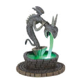 Department 56 the Nightmare Before Christmas Village Accessories Town Square Fountain Lit Figurine, 5 Inch, Multicolor