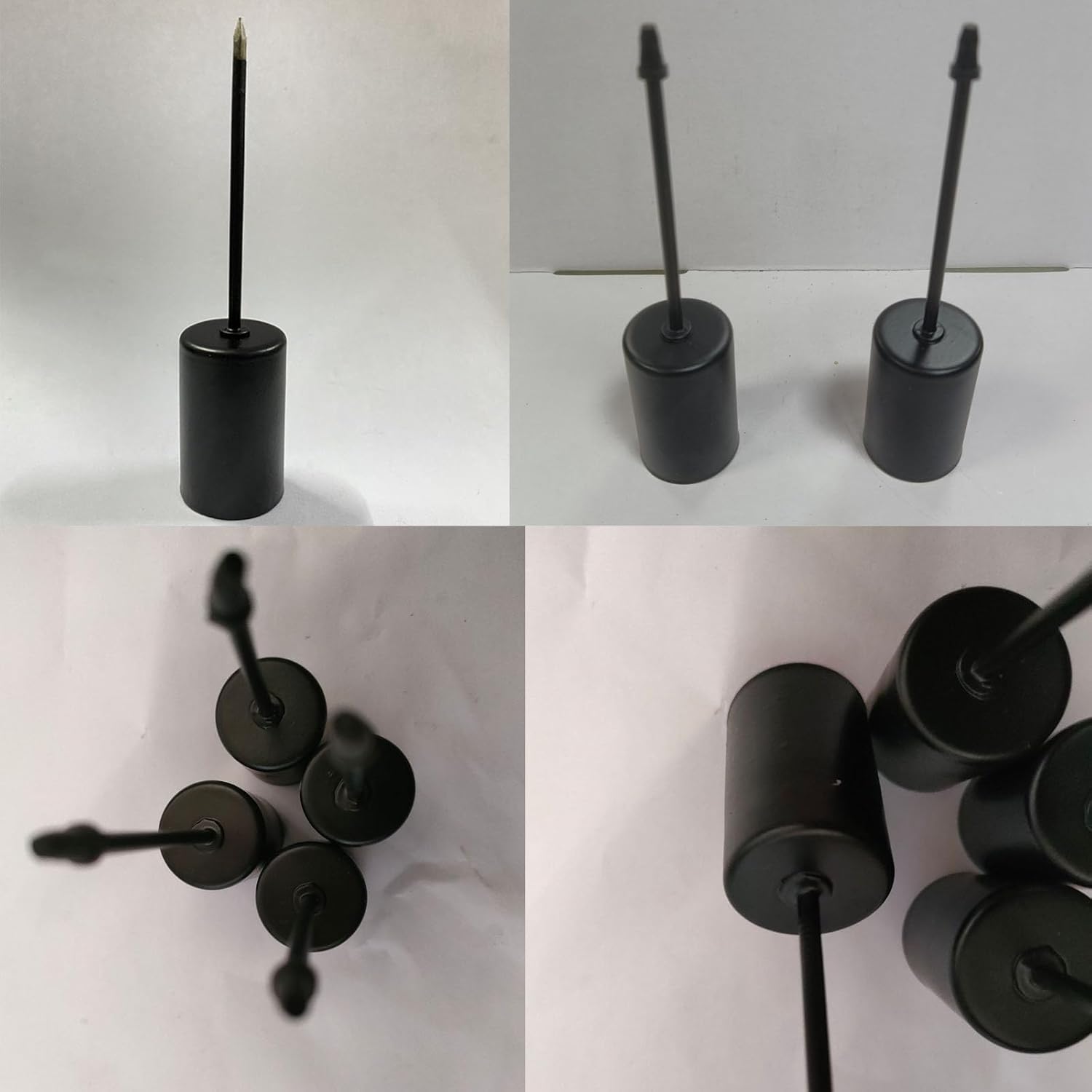 Skiennix Candle Holder Stakes - Heavy Duty Metal Taper Holders for Floral Centerpieces | 4 Pack