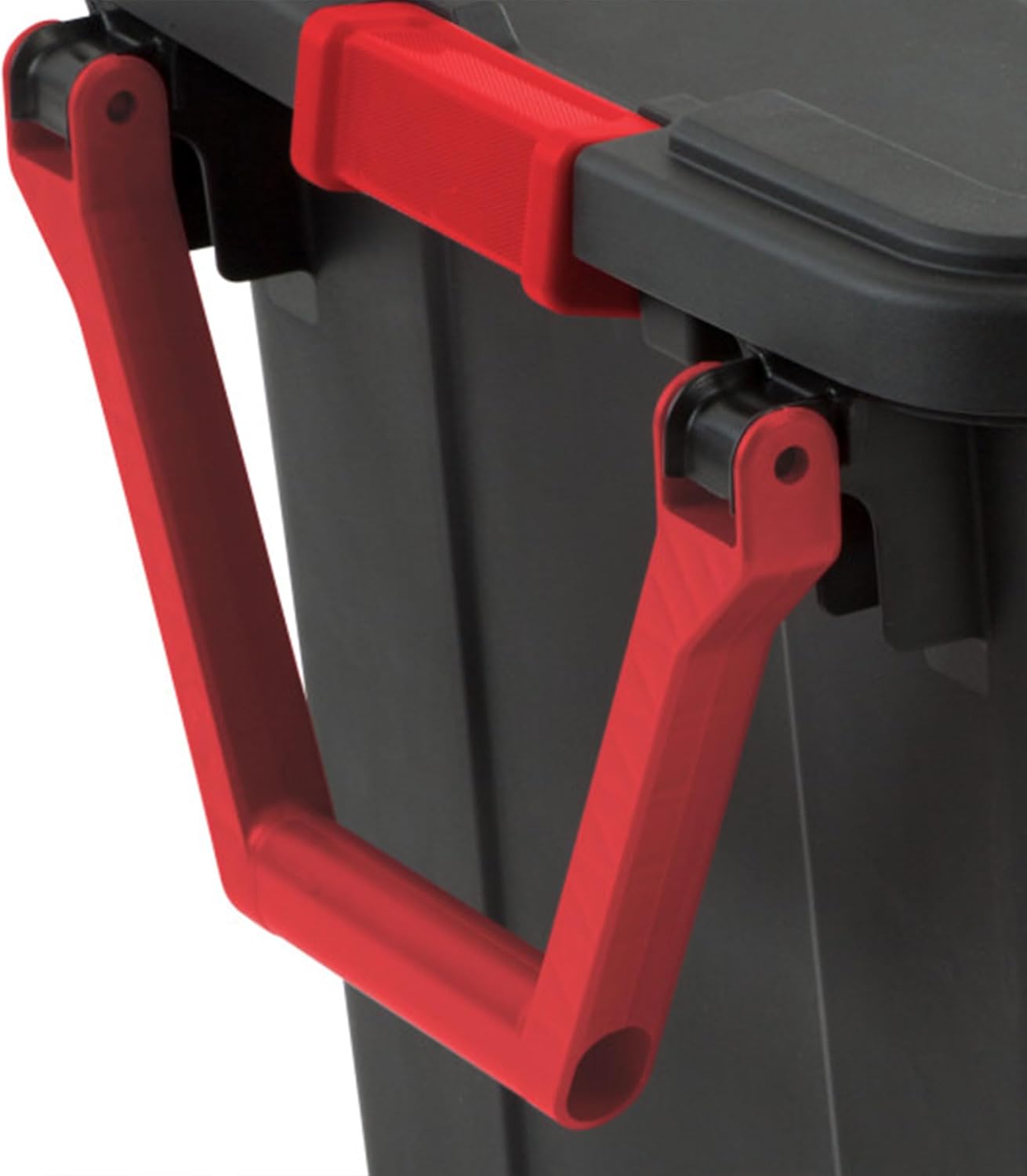 Sterilite Wheeled Tote - Durable 40 Gallon Storage Container - Black Color for Easy Organization