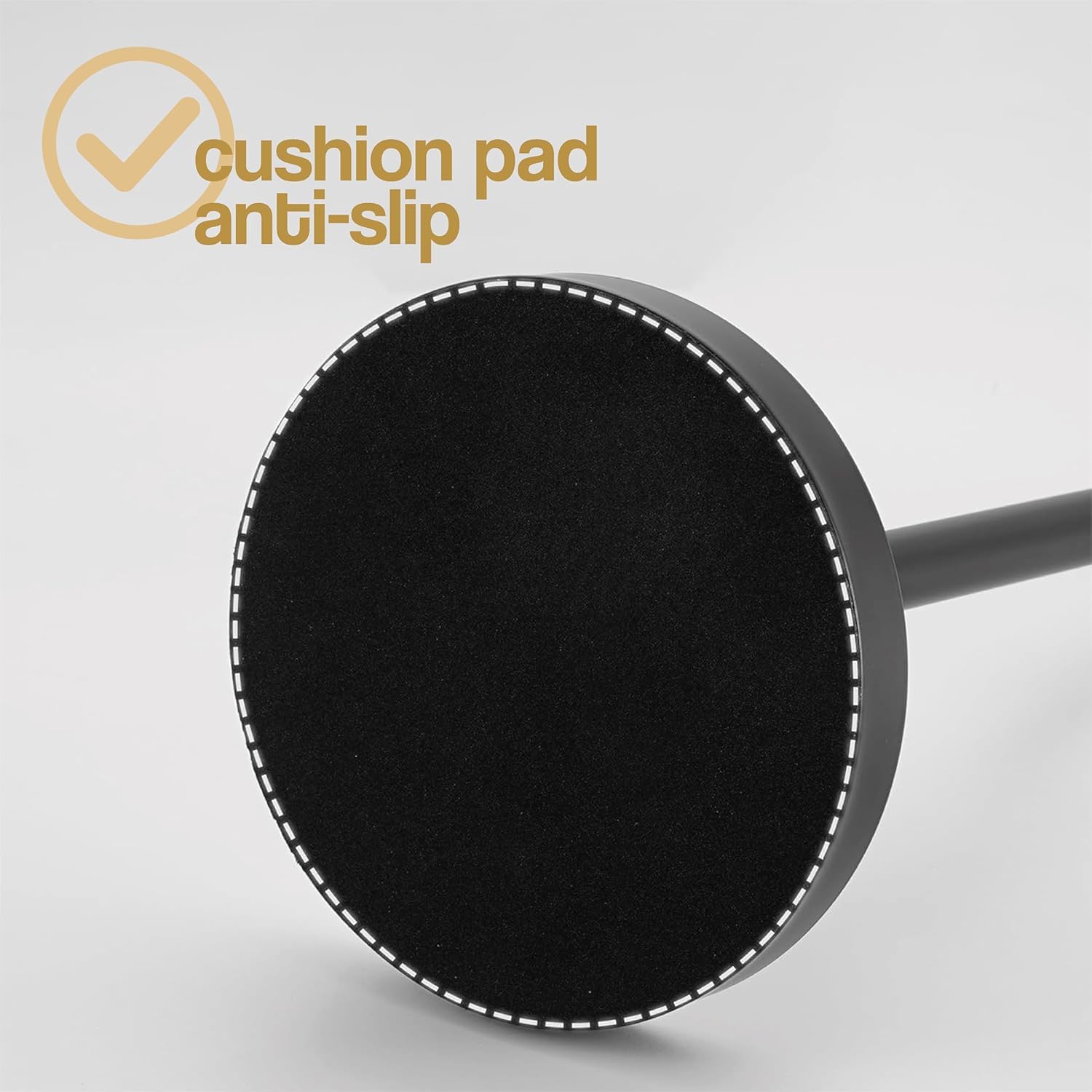 XL and Heavy Weighted Towel Holder, Premium Stainless Steel Large Black Paper Towel Holder, Unique and Modern Papertowel Dispenser with Heavy Base for Kitchen, Countertop, Cabinet, Napkin Roll