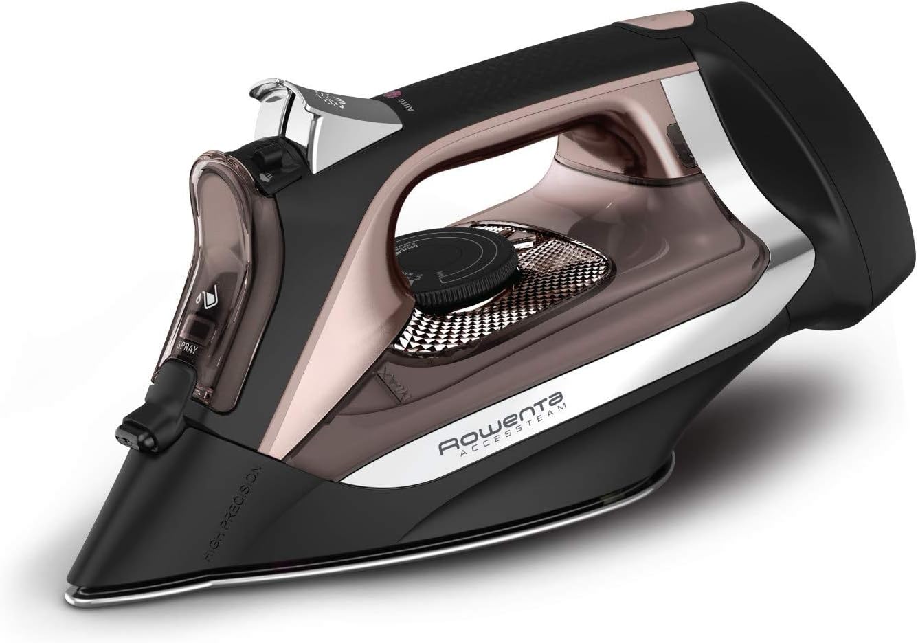 Rowenta DW5080 Micro Steam Iron - 1700 Watts with Stainless Steel Soleplate & Auto-Off Feature