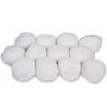 S&S Worldwide Puff Snow Balls - 4" Diameter, White, Pack of 12 for Winter Fun
