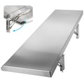 Toriexon Folding Concession Shelf 48" x 12", Stainless Steel Drop Down Folding Serving Food Serving Stand for Concession Windows